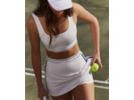 Jupe short de sport en microfibre