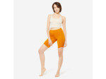 Brassière crop multi-bretelles maintien léger Femme, Beige crème