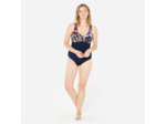 Maillot de bain 1 pièce aquafitness Femme - Rosy yvo bleu
