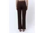 Pantalon long flare uni MARRON Femme