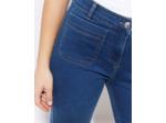 Jean cropped droit BLEU Femme