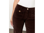 Pantalon long droit uni MARRON Femme