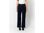 Jean long large MARINE Femme