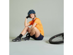 MAILLOT MANCHES COURTES VELO VTT EXPL 500 FEMME ORANGE