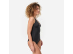 MAILLOT DE BAIN DE SURF 1 PIÈCE FEMME AVEC DOUBLE RÉGLAGE DOS BEA NOIR
