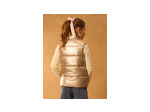 veste sans manches dorée pour filles