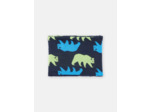 Snood marine à motif ours polaire pour garçon