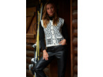 Gilet bicolore ECRU Femme