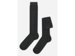 Chaussettes longues en coton thermique pour homme