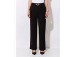 Pantalon 7/8 large uni NOIR Femme