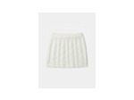 jupe en maille écru