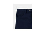 Pantalon cargo bleu marine avec broderie de pommes pour fille