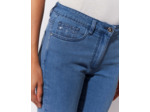Jean cropped droit BLEU Femme
