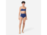 Bas de maillot de bain surf shorty taille haute Femme - Caro Bleu