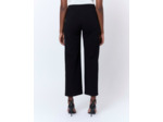 Pantalon 7/8 large uni NOIR Femme
