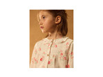 Pyjama écru à imprimé floral pour filles