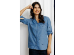 Chemise brodée coeurs