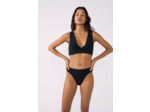 Bikini high leg en matière extensible bas de maillot
