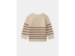 Pull rayé lion