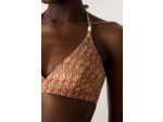 Triangle haut de maillot à motif