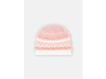 Bonnet rose à motif jacquard pour fille