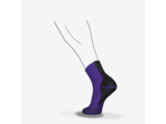 Chaussettes de running KIPRUN run900 épaisses mid violettes
