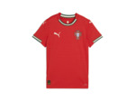 Maillot Home Portugal 2025 Femme PUMA Sport Red Sugared Almond Beige