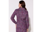 Veste mi-longue unie VIOLET Femme