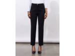 Pantalon 7/8 cigarette uni NOIR Femme
