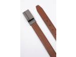 Ceinture en cuir homme à plaque