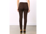Pantalon long droit uni MARRON Femme