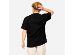 T-shirt de skateboard manches courtes ts500 trafic noir