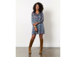 Robe courte imprimée VIOLET