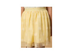 jupe tutu à fleurs jaunes