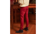 Pantalon slim rouge