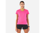 T-shirt de Running respirant Femme - KIPRUN Run 100 rose fuchsia