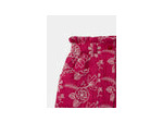 Short fuchsia à broderies florales pour filles