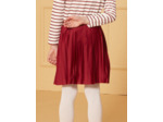 Jupe plisséee rouge