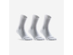 CHAUSSETTES DE SPORT HAUTES RS 100 BLANCHE LOT DE 3