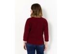 Pull fin uni BORDEAUX Femme