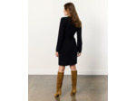 Robe courte unie NOIR