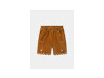 Short en velours marron pour fille