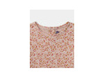 T-shirt rose à fleurs
