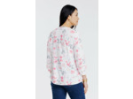Blouse boutonnée imprimé fleuri