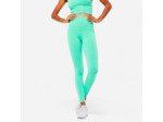 Legging de fitness taille haute femme, vert