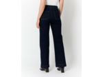 Jean long large MARINE Femme