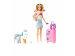 BARBIE - COFFRET POUPÉE MALIBU EN VOYAGE