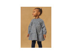 Robe bleue imprimé fleuri Bébé Fille