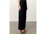 Pantalon long large uni NOIR Femme