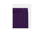 Lot de 2 leggings violets à pois ou bleus unis doublés pour filles